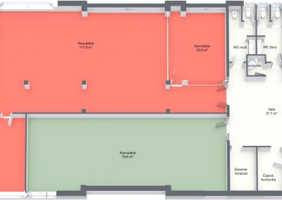 od cca 200 m2 - 360 m2 -2.-poschodie